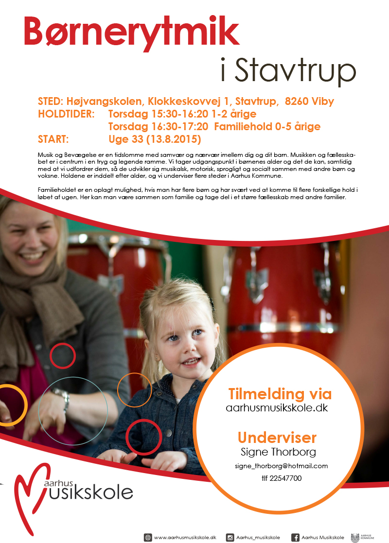 Børnerytmik i Stavtrup