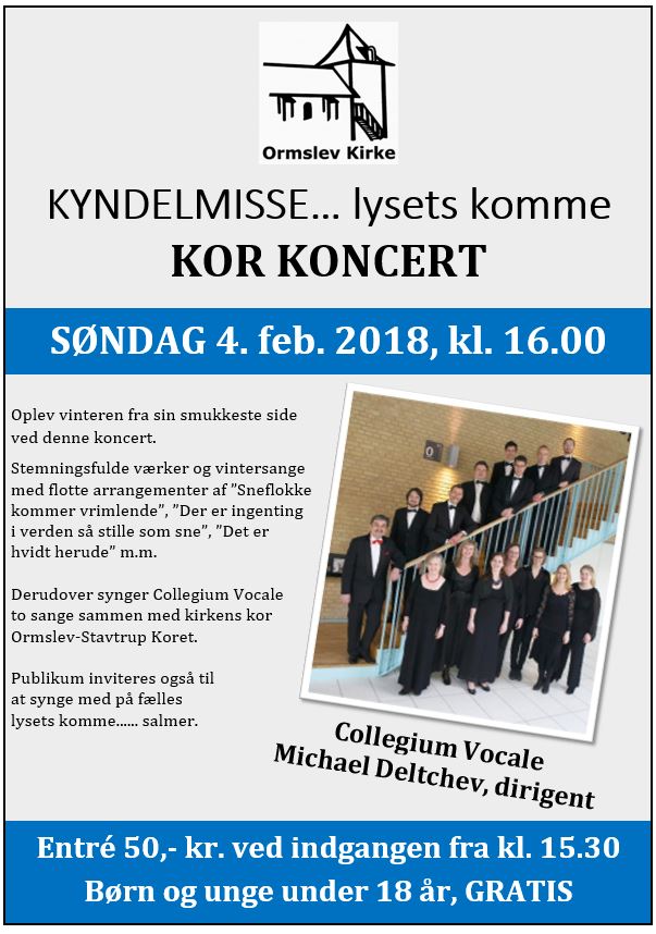 Ormslev Kirke: Kyndelmissekoncert
