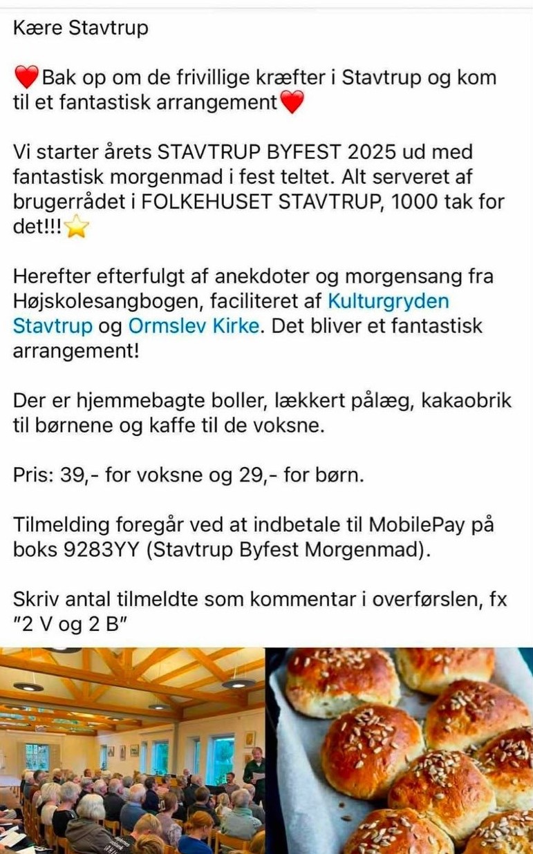Brugerrådet serverer morgenmad