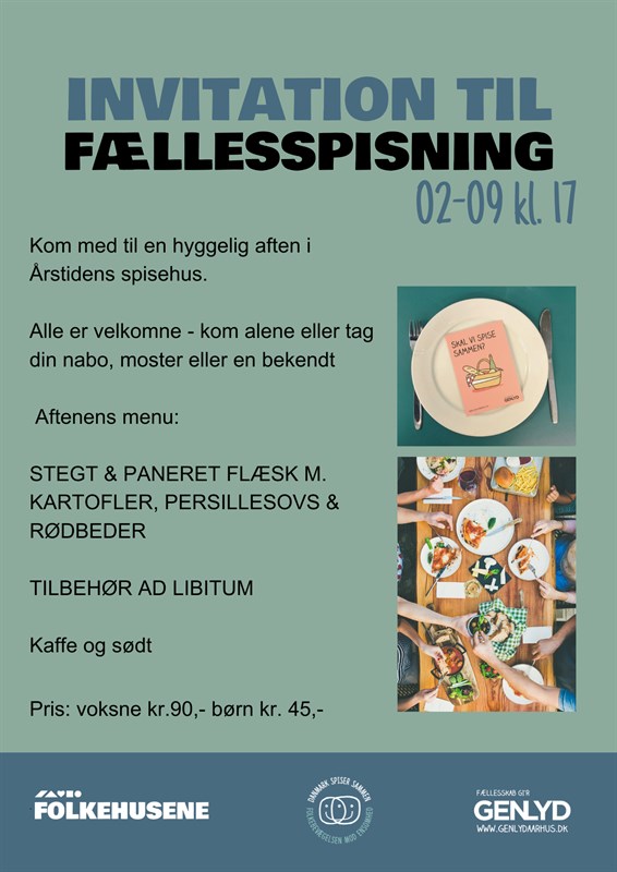 Fællesspisning 2. september