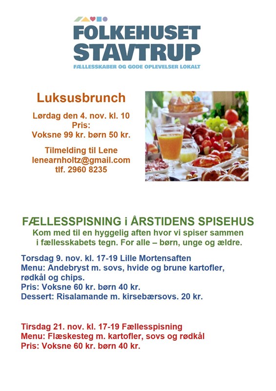 Folkehuset Stavtrup: Aktiviteter