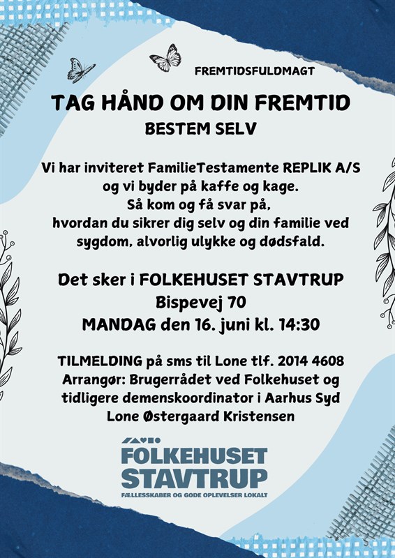Foredrag: Tag hånd om din fremtid