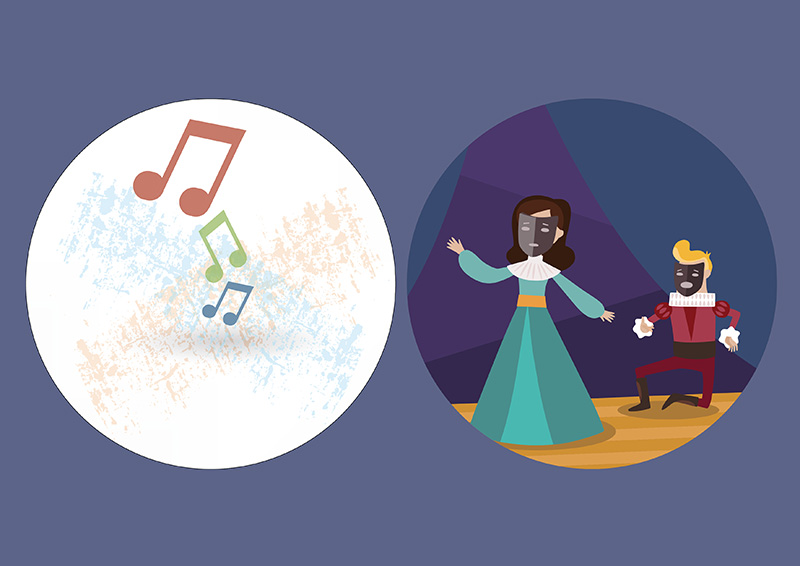 Musik-teater-hold på Højvangskolen!