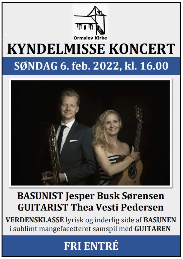 Ormslev Kirke: Kyndelmissekoncert 6. februar
