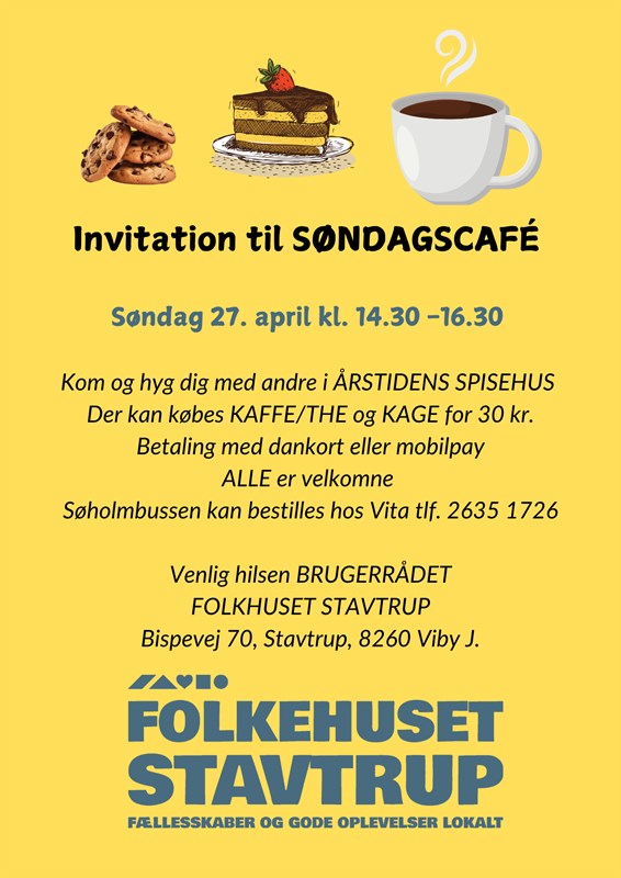 Søndagscafé 27. april