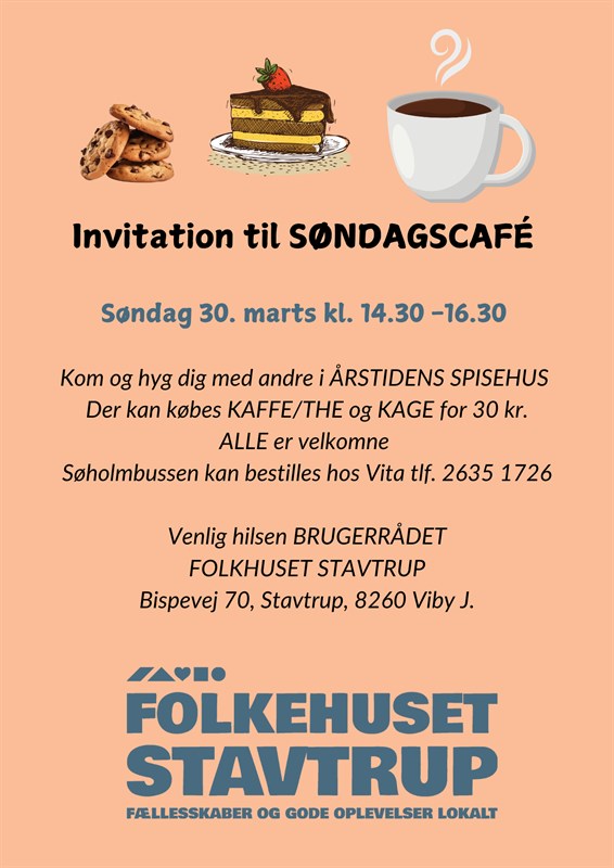 Invitation til søndagscafé