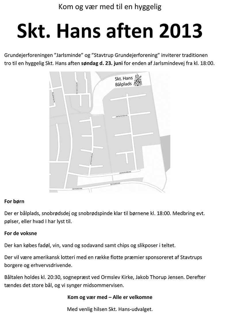 Skt. Hans aften 2013