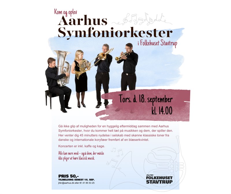 Folkehuset Stavtrup: Aarhus Symfoniorkester 18. september
