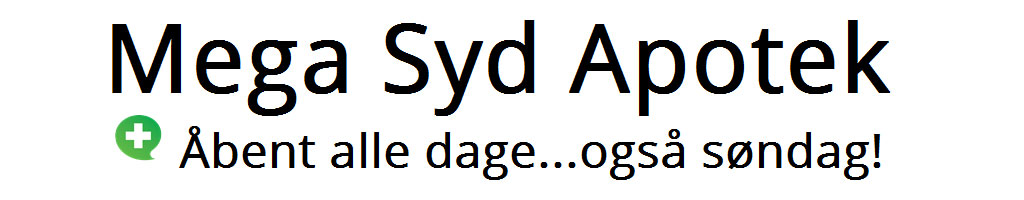Annonce: Mega Syd Apotek